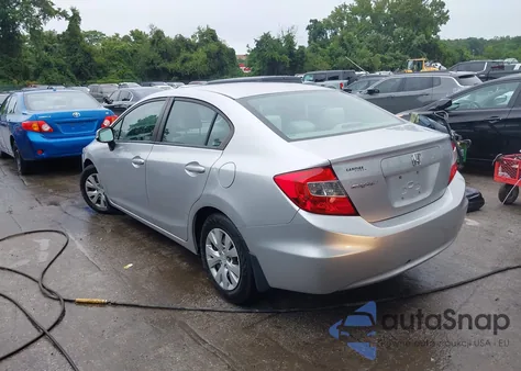 2012 Honda Civic Lx из США, поврежденный, VIN 19XFB2F55CE319196
